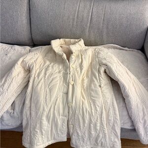 Cream Quilted Jacket